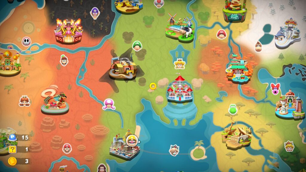 Mario Kart World -  Um mapa gigante, mas nenhuma indicação de onde há mais desafios ou colecionáveis.