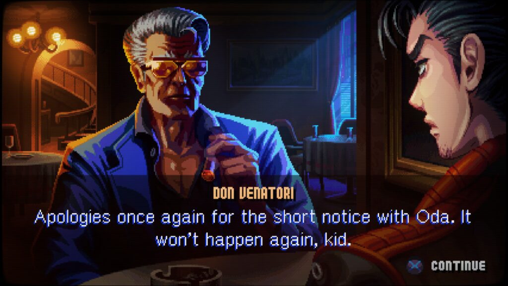 Neon Inferno - dialogue